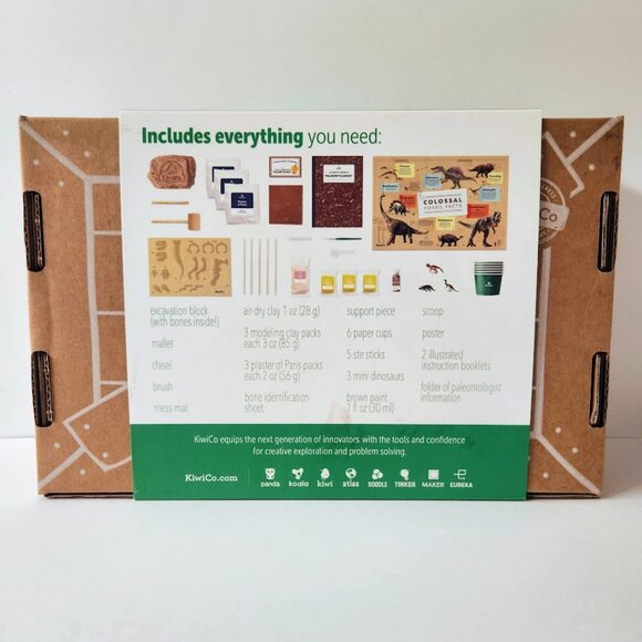 NEW KiwiCo. Kiwi Co. Paleontologist Fossils Dinosaur Science Kit Craft Engineeri - Picture 6 of 10